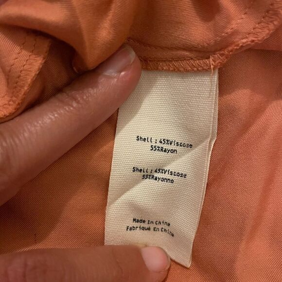 L'Agence chain-link cowl-neck silk dress in soft caramel Size 6 NWOT - Picture 7 of 12